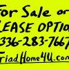 Homes for Sale, Rent, Rent-to-Own, Handyman Specials, Work For Equity - We Finance, You Fix - Triad Area - Various Addresses